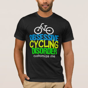 執拗なサイクリングの無秩序のサイクリスト Tシャツ