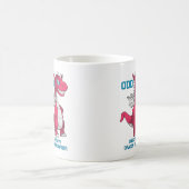 執拗なドラゴンのマグの赤 コーヒーマグカップ (中央)