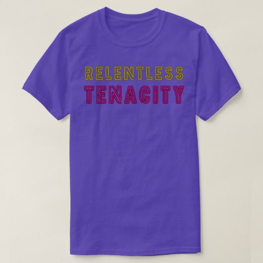 執拗な粘り強さ感動的の現状 Tシャツ (デザイン正面)