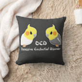 執拗なCockatielの無秩序 クッション (ブランケット)