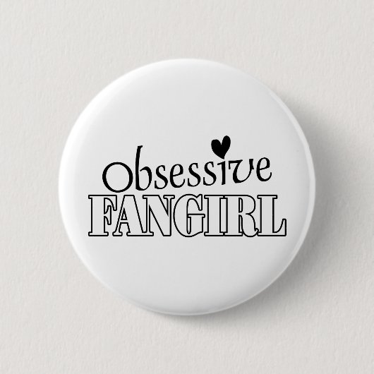 執拗なFangirl 缶バッジ (正面)