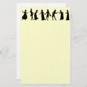 執権期間のダンサーの紙 便箋 (正面/裏面)