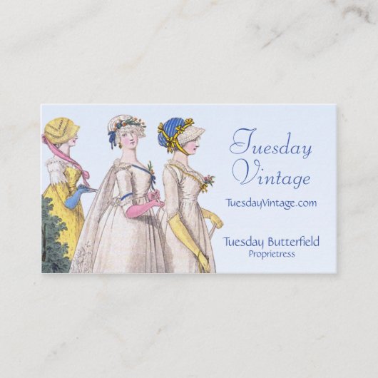 執権期間のファッションプレートのカスタムな名刺 名刺 (正面)