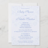 執権期間のベビーシャワーのパーソナライズでカスタムな招待状 招待状 (裏面)