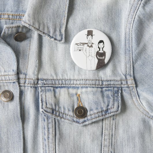 執権期間の夫婦(時間は私が行くことを可能にしません) 缶バッジ (インサイチュ)