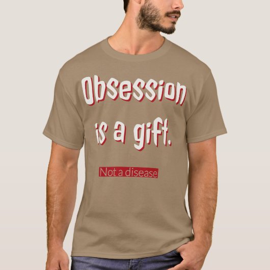 執着は贈り物 Tシャツ (正面)