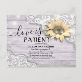 執着結婚心ひまわり 案内ポストカード