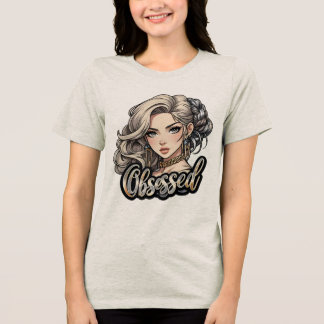 執着 – dgn.2 by Maaya_P, Women's トライブレンドＴシャツ