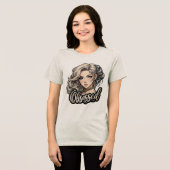 執着 – dgn.2 by Maaya_P, Women's トライブレンドTシャツ (正面全面)