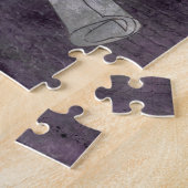 執筆のヴィンテージの紙の卒業の帽子 ジグソーパズル (側面)