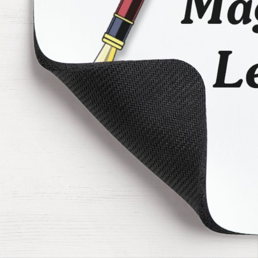 執筆は魔法です; ちょうどそれが流れるようにして下さい マウスパッド (コーナー)