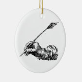 執筆手 セラミックオーナメント (右)