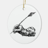 執筆手 セラミックオーナメント (左)