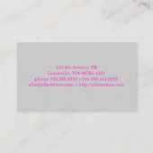 執筆機械をタイプして下さい 名刺 (裏面)