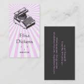 執筆機械破烈をタイプして下さい 名刺 (正面/裏面)