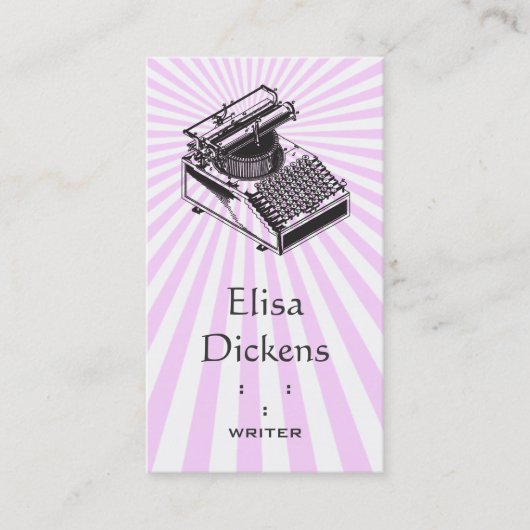 執筆機械破烈をタイプして下さい 名刺 (正面)