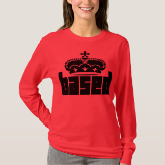 基づいた実験室は王を基づかせていました Tシャツ