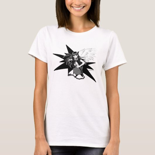 基づかせていた天使: グロリアのベビードール Tシャツ (正面)