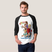 基の"活発化"の本管の鋳造物 Tシャツ (正面フル)