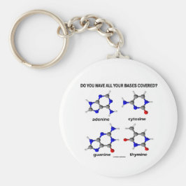 基地を全部覆ってるのか？（DNA塩基） キーホルダー