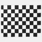 基市松模様に板 フリースブランケット (正面(横))