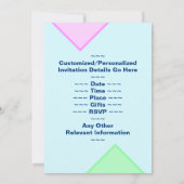 基本おもしろい「79番目の誕生祝い」招待状 招待状 (裏面)