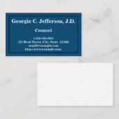 基本およびシンプル弁護士名刺 名刺 (正面/裏面)