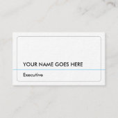 基本およびミニマルエグゼクティブ・ビジネス・カード 名刺 (正面)