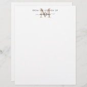 基本から金ゴールドモノグラムレシピ (正面/裏面)