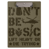 基本があないで下さい: 重い持ち上げますか、またはクリップボードを試みることを死んで下さい クリップボード (正面)