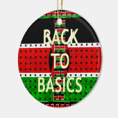 基本に戻る セラミックオーナメント (左)