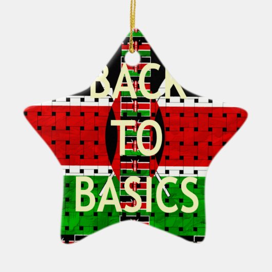 基本に戻る セラミックオーナメント (正面)