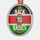 基本に戻る メタルオーナメント (左)