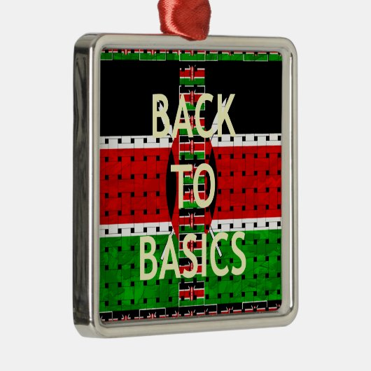 基本に戻る メタルオーナメント (右)