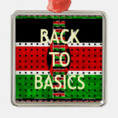 基本に戻る メタルオーナメント (正面)