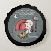 基本に戻る ラウンドクッション (裏面)