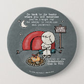 基本に戻る 缶バッジ (正面)