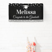 基本の卒業パーティーバナー カスタム名 横断幕 (インサイチュ)