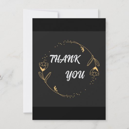 基本の感謝カード サンキューカード (正面)