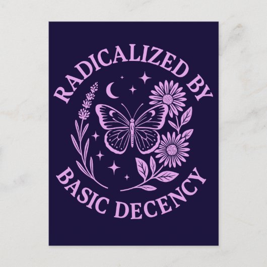 基本の礼儀によって急進化する シーズンポストカード (正面)