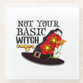 基本の魔女ではない ガラスコースター