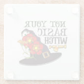 基本の魔女ではない ガラスコースター (裏面)