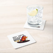 基本の魔女ではない スクエアペーパーコースター (インサイチュ)