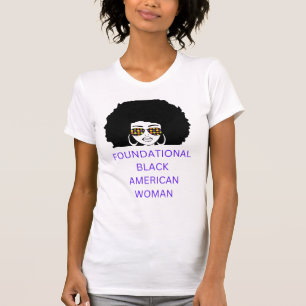 基本の黒人女性アフロシャツ Tシャツ