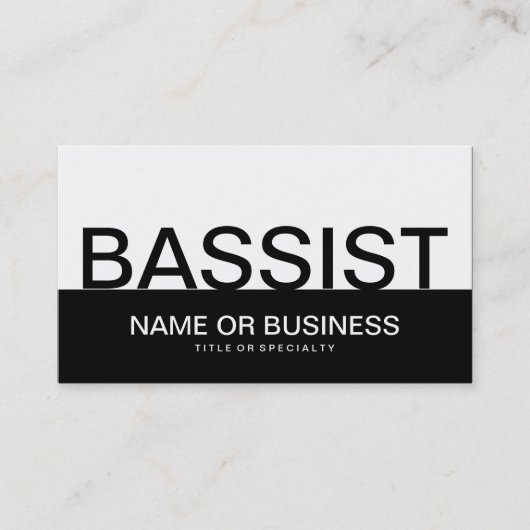 基本はっきりした主義者 名刺 (正面)