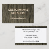 基本アーキテクチャスペシャリストの名刺 名刺 (正面/裏面)