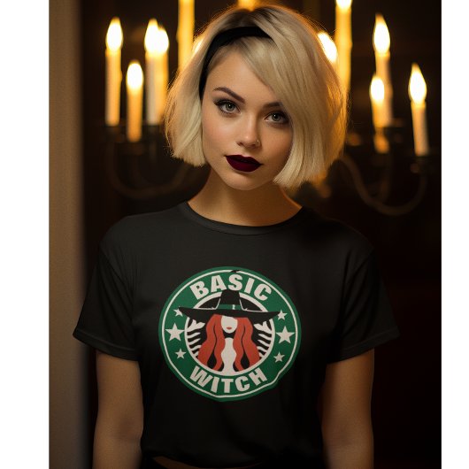 基本ウィッチウーメンズハロウィーン Tシャツ