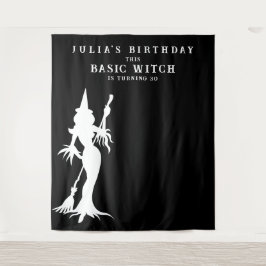 基本ウィッチハロウィーン誕生日パーティー背景 タペストリー