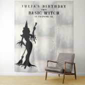 基本ウィッチハロウィーン誕生日パーティー背景 タペストリー (インサイチュ)