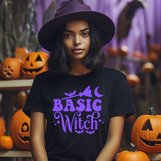 基本ウィッチハロウィーンTシャツ Tシャツ